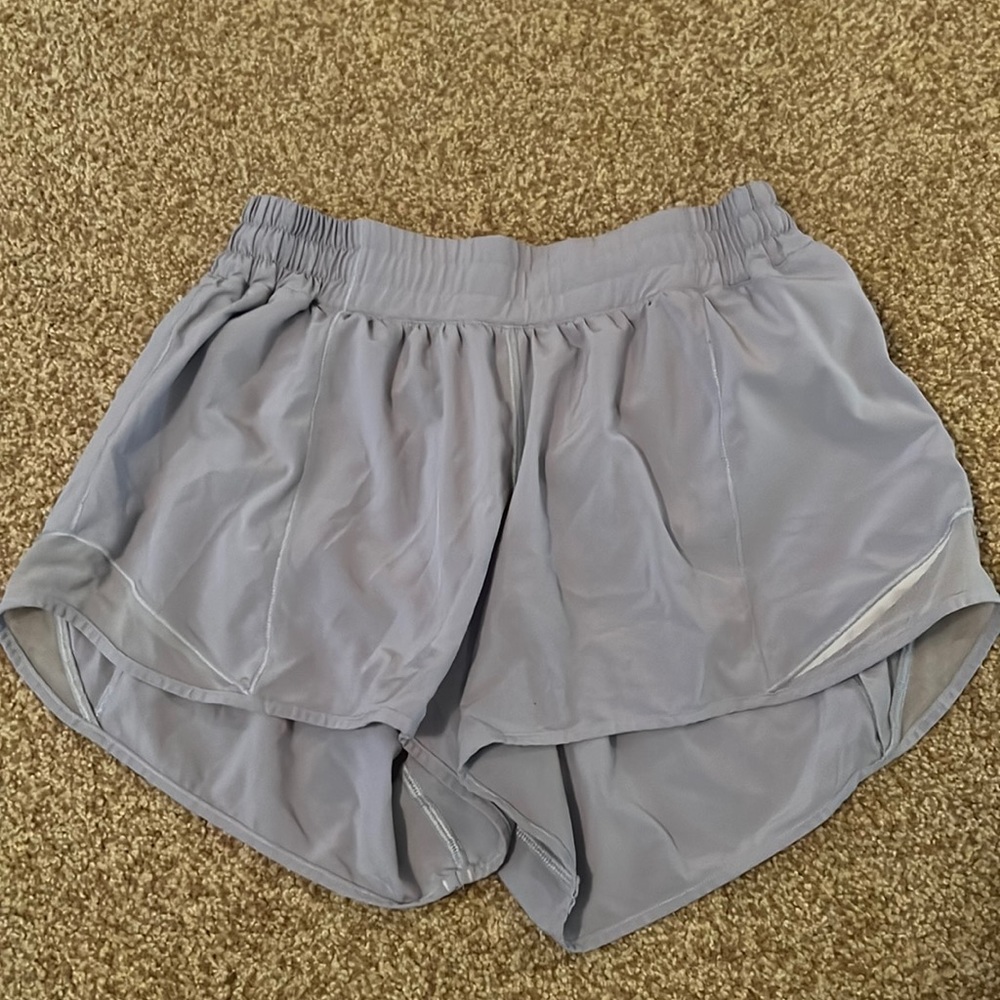 Purple Lululemon shorts